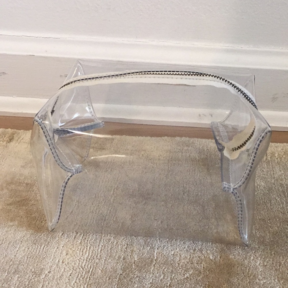 Madewell Transparent Zipper Bag with tags!!!